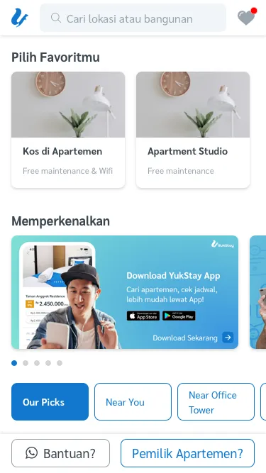 Mobile homepage for a returning visitor who has already searched: the large jumbotron is replaced by products, promotions and recommendations.